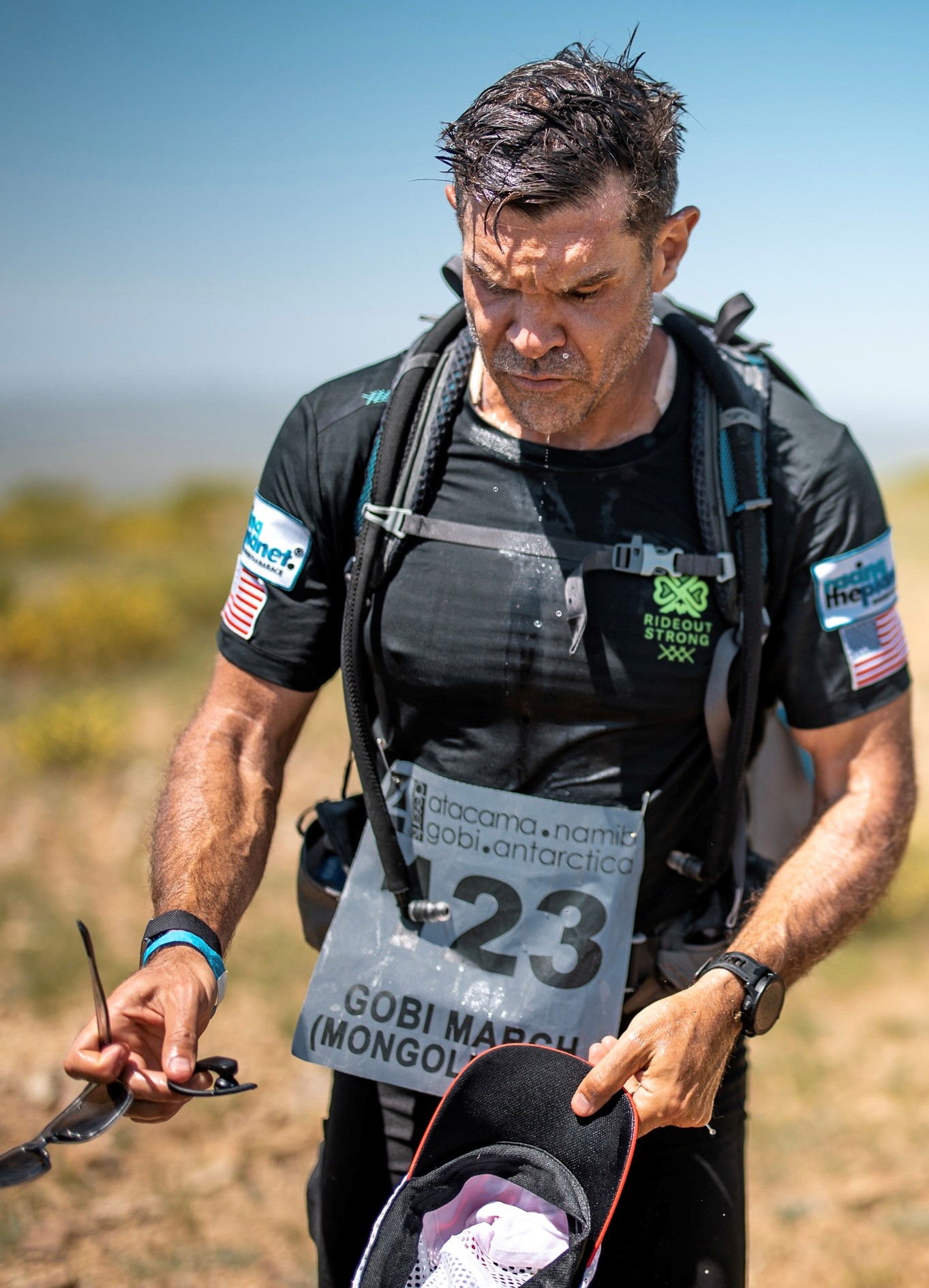 Ken Rideout, author and world's fastest marathoner over fifty, professional headshot